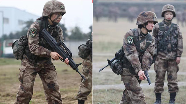 新春走軍營丨女特種兵小分隊訓(xùn)練竟如此亮眼！