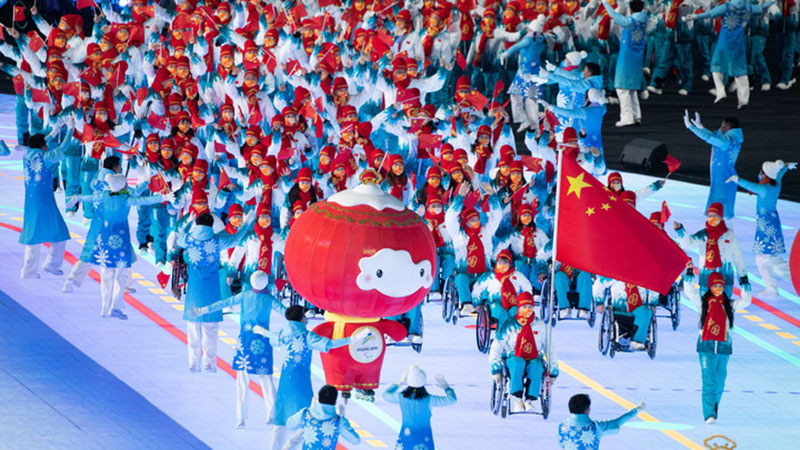 中國體育代表團(tuán)在北京冬殘奧會上展現(xiàn)精神與實(shí)力