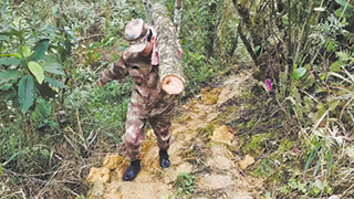 民兵送暖小分隊，出發(fā)