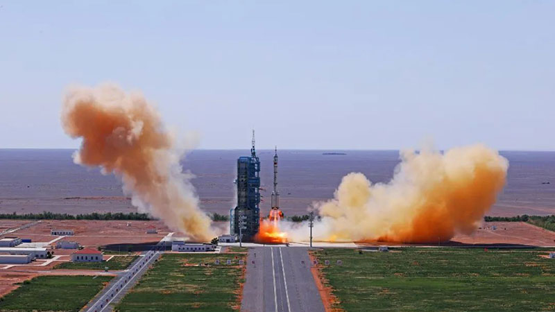 神舟十四號發(fā)射任務(wù)高清大圖，帶你領(lǐng)略中國式浪漫